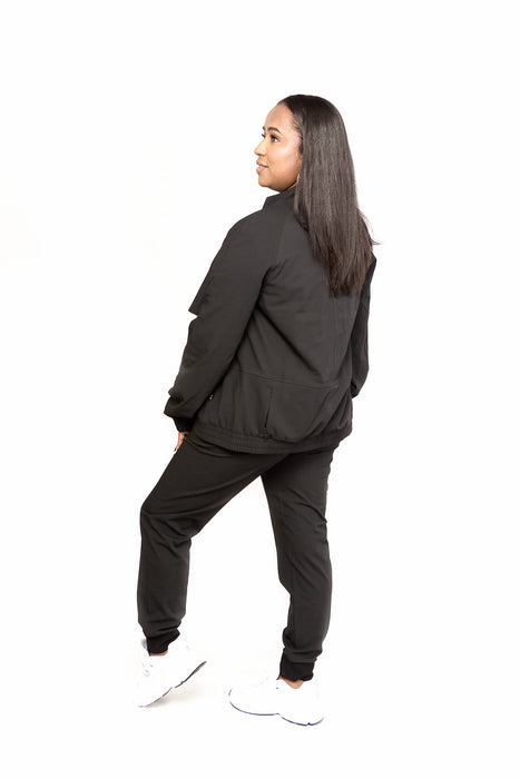 Black Crafted 2-piece scrub set